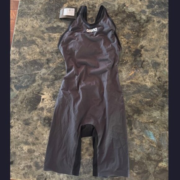 Arena Powerskin Carbon Flex VX Black & Grey Size US 28 - Picture 4 of 5